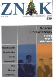 Miesięcznik ZNAK. Numer 549. Autor: Anselm Grün. Dadada.pl Okładka książki Miesięcznik ZNAK. Numer 549