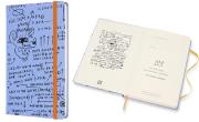 Opakowanie Notes gładki L Basquiat liliowy MOLESKINE