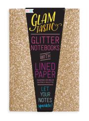 Opakowanie Notes z Brokatem Glamtastic - Złoto & Brąz