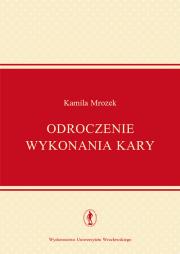 Okładka książki Odroczenie wykonania kary