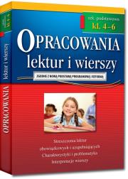Opracowania SP 4-6 lektur i wierszy w.2018 GREG. Autor: Bączyński Jakub, Gradoń Olga, Karczewski Adam. Dadada.pl Okładka książki Opracowania SP 4-6 lektur i wierszy w.2018 GREG