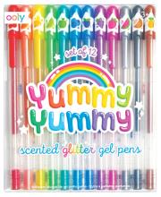 Opakowanie Pachnące długopisy żelowe z brokatem Yummy Yummy 2.0