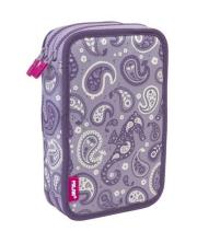 Piórnik 2 poz. z wyprawką Drops fioletowy MILAN. Wydawca: MILAN. Dadada.pl Opakowanie Piórnik 2 poz. z wyprawką Drops fioletowy MILAN