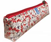 Opakowanie Piórnik trójkątny Kwiatki czerwone PT-19