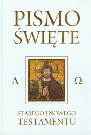 Okładka książki Pismo Święte Starego i Nowego Testamentu białe