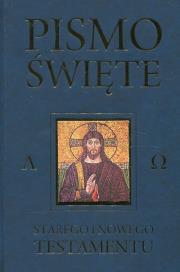 Pismo Święte Starego i Nowego w Testamentu granat. Autor: ks. bp. Romaniuk Kazimierz. Dadada.pl Okładka książki Pismo Święte Starego i Nowego w Testamentu granat