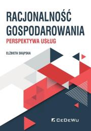 Okładka książki Racjonalność gospodarowania Perspektywa usług