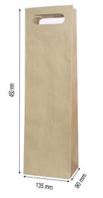 Opakowanie Torebka ozdobna koniak ucho MERplus