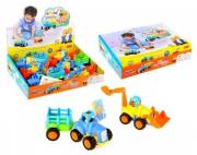 Opakowanie Traktor plastikowy + akcesoria 9 cm (292416)