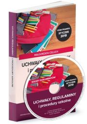 Okładka książki Uchwały regulaminy i procedury szkolne Kompendium prawa wewnątrzszkolnego