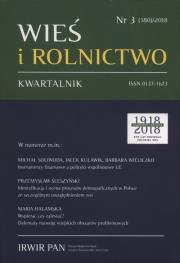 Opakowanie Wieś i rolnictwo 2018/3 (180)