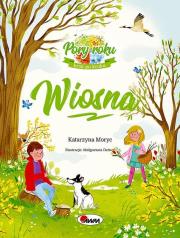 Wiosna Pory roku krok po kroku. Autor: Katarzyna Moryc. Dadada.pl Okładka książki Wiosna Pory roku krok po kroku