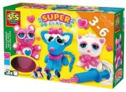 Opakowanie Zestaw ciastolin - Błyszczące Zwierzątka