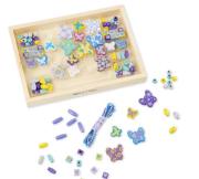 Opakowanie Zestaw drewnianych koralików - motylki