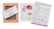 Opakowanie Zestaw kreatywny Naszyjnik - Pompony i koraliki