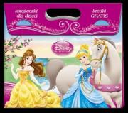 Okładka książki Zestaw książek z kredkami - Disney Księżniczka