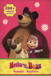 Opakowanie Zestaw nalepek 200 plus Masza i Niedźwiedź