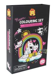 Opakowanie Zestaw plastyczny- Jednorożec i Przyjaciel neonowy