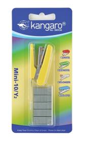 Zszywacz mini-10/Y2 + zszywacz 10 kart żółty. Wydawca: Kangaro. Dadada.pl Opakowanie Zszywacz mini-10/Y2 + zszywacz 10 kart żółty