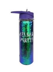 Opakowanie Bidon 550ml zielone cekiny