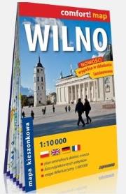 Okładka książki Comfort!map Wilno 1:10 000 plan miasta w.2019