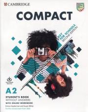 Compact Key for Schools A2 Student's Book without answers with Online Workbook. Autor: Emma Heyderman, White Susan. Dadada.pl Okładka książki Compact Key for Schools A2 Student's Book without answers with Online Workbook