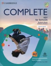 Complete Key for Schools A2 Student's Book without answers. Autor: McKeegan David. Dadada.pl Okładka książki Complete Key for Schools A2 Student's Book without answers