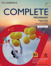 Complete Preliminary Student's Book with Answers with Online Workbook. Autor: May Peter, Emma Heyderman. Dadada.pl Okładka książki Complete Preliminary Student's Book with Answers with Online Workbook