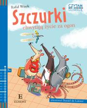 Czytam i główkuję - Szczurki chwytają życie za.... Autor: Rafał Witek. Dadada.pl Okładka książki Czytam i główkuję - Szczurki chwytają życie za...