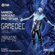 Gamedec T.3 Zabaweczki audiobook. Autor: Marcin Sergiusz Przybyłek. Dadada.pl Okładka książki Gamedec T.3 Zabaweczki audiobook