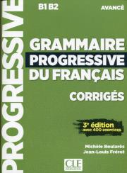 Okładka książki Grammaire Progressive du Francais avance corriges