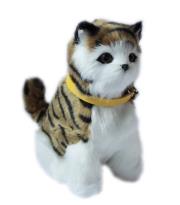 Opakowanie Interaktywny kotek - ciemno brązowy pręgowany