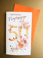 Opakowanie Karnet Jubileusz z Kopertą