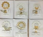 Opakowanie Karnet Komunia B6 ręcznie robiony + koperta