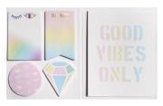 Opakowanie Karteczki samoprzylepne Good vibes only + notes