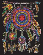 Opakowanie Kolorowanka Welwetowa 47x35 Łapacz Snów