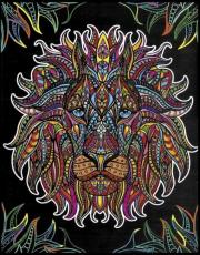 Opakowanie Kolorowanka Welwetowa 47x35 Lew