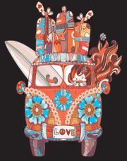 Opakowanie Kolorowanka Welwetowa 47x35 Ogórek Hipisów