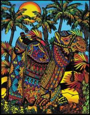 Opakowanie Kolorowanka Welwetowa 47x35 Wielbłąd