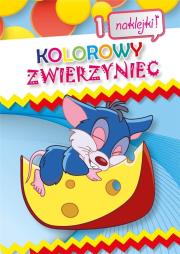 Kolorowy zwierzyniec 1. Autor: Opracowanie zbiorowe. Dadada.pl Okładka książki Kolorowy zwierzyniec 1