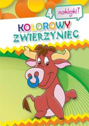Kolorowy zwierzyniec 4. Autor: Opracowanie zbiorowe. Dadada.pl Okładka książki Kolorowy zwierzyniec 4