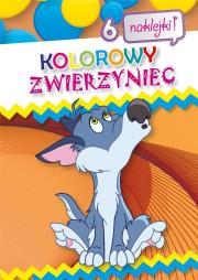 Kolorowy zwierzyniec 6. Autor: Opracowanie zbiorowe. Dadada.pl Okładka książki Kolorowy zwierzyniec 6