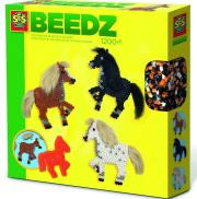 Opakowanie Koralikowe prasowanki: Koń z miękką grzywą i ogonem