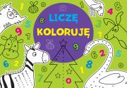 Okładka książki LICZĘ I KOLORUJĘ BLOK KREATYWNY