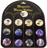 Opakowanie Magnes okrągły Kwiaty - Lawenda ROZETTE