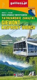 Okładka książki Mapa atrakcji tur. - Giewont, Kasprowy Wierch...