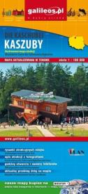 Mapa atrakcji tur. - Kaszuby w.niemiecka 1:100 000. Autor:   Praca zbiorowa. Dadada.pl Okładka książki Mapa atrakcji tur. - Kaszuby w.niemiecka 1:100 000