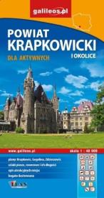 Mapa dla aktywnych - Powiat Krapkowicki 1:40 000. Autor: Opracowanie zbiorowe. Dadada.pl Okładka książki Mapa dla aktywnych - Powiat Krapkowicki 1:40 000