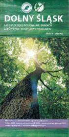 Mapa przyrodnicza - Dolny Śląsk 1:290 000. Autor:   Praca zbiorowa. Dadada.pl Okładka książki Mapa przyrodnicza - Dolny Śląsk 1:290 000