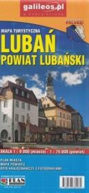 Okładka książki Mapa turystyczna - Lubań/Powiat Lubański
